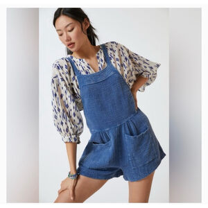 Anthropologie Indigo Romper